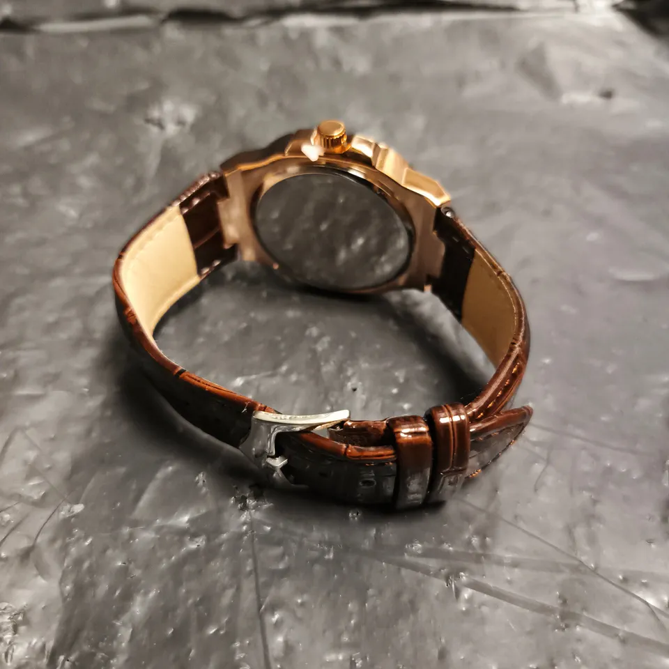 MEN'S FRANK SCHMIDT WATCH - GREEN COLOURED DIAL