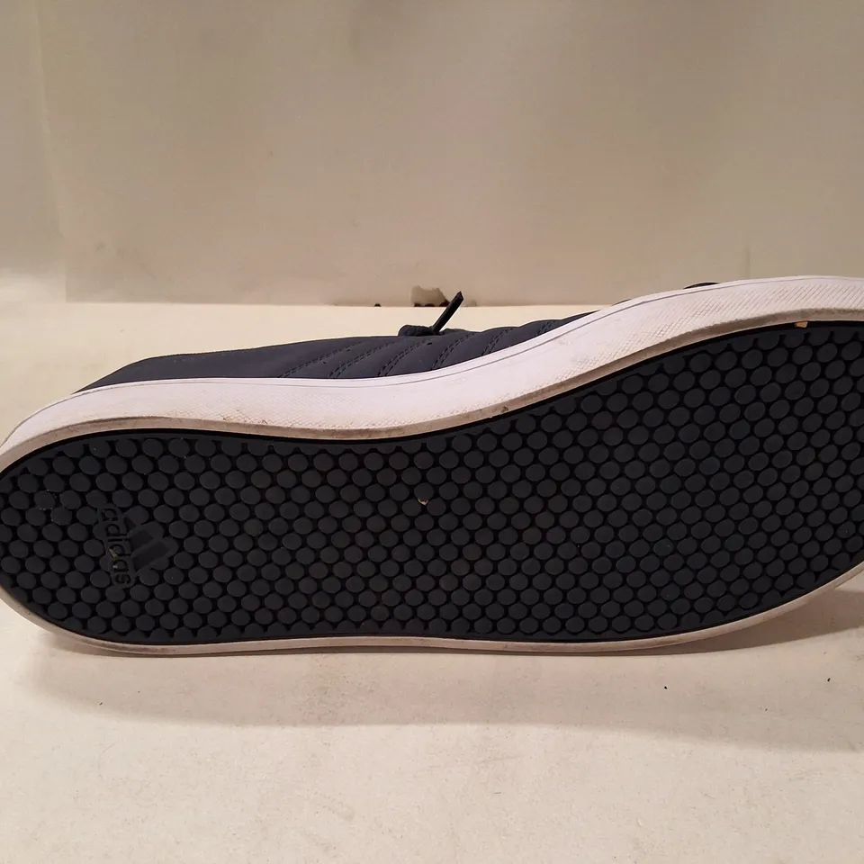 ADIDAS MEN’S SNEAKERS NAVY WITH WHITE STRIPES – UK 5.5 (US 6)