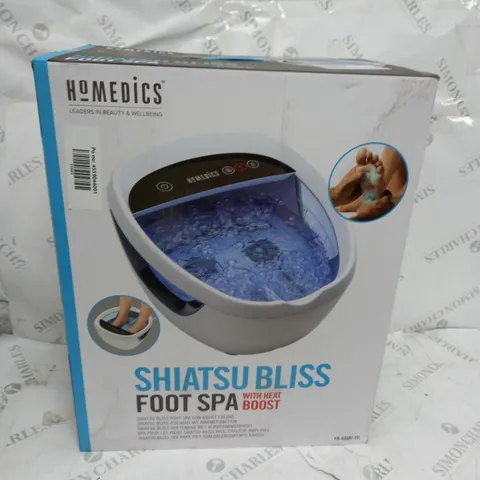 BOXED HOMEDICS SHIATSU BLISS FOOT SPA