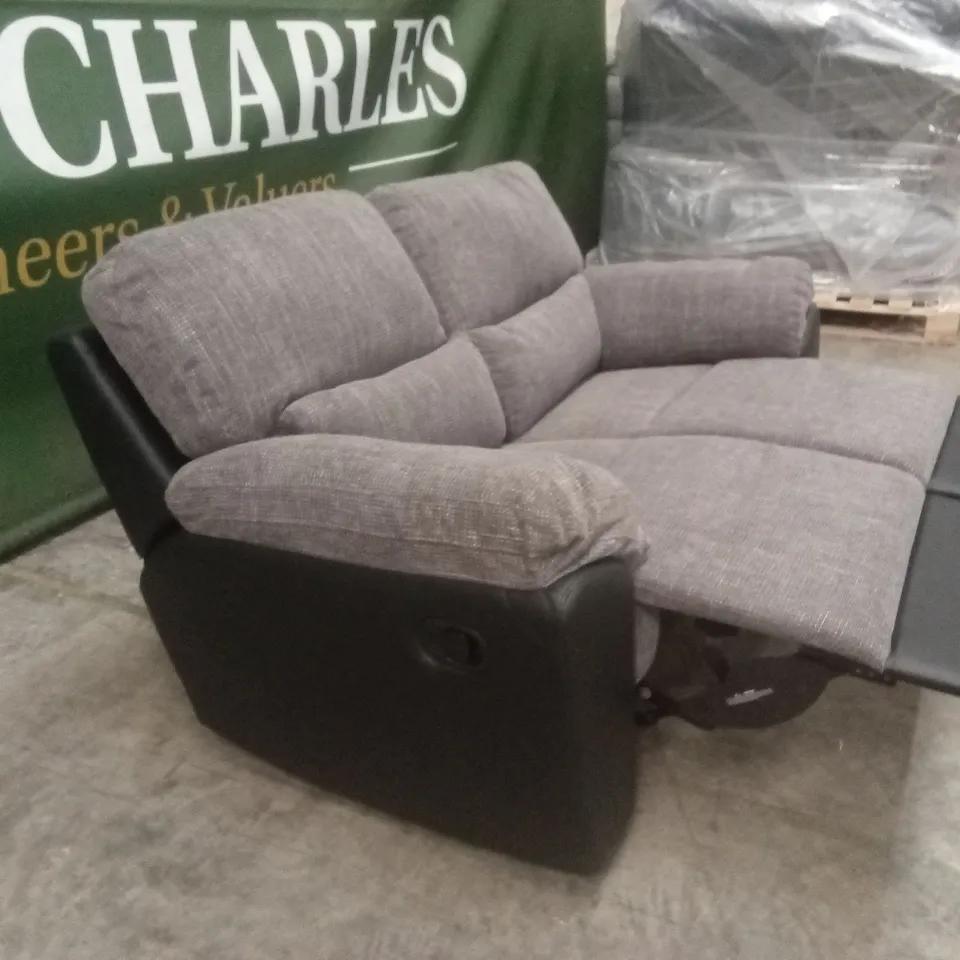 SANTORI 2 SEATER HIGH BACK RECLINER SOFA RRP £749