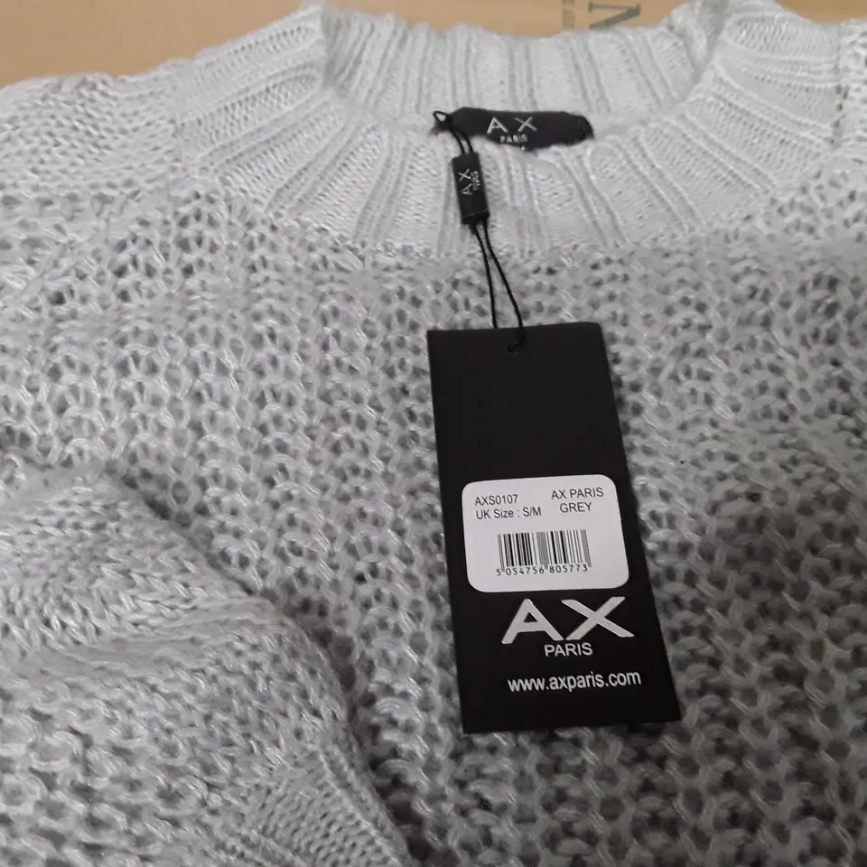 AX PARIS GREY JUMPER - S/M