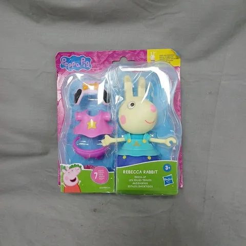 PEPPA PIG REBECCA RABBIT DRESS-UP FIGURE WITH ACCESSORIES (7 PCS) AGE 3+
