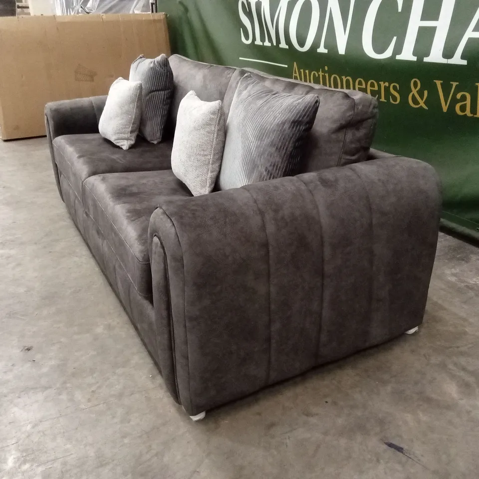 AMARA 3 SEATER SOFA - CHARCOAL RRP £1249