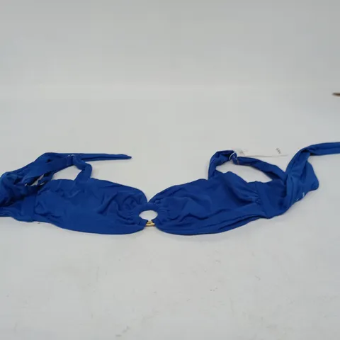 TOCO PARIA TOP – ROYAL BLUE WITH GOLD RING DETAIL (SIZE L)