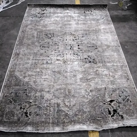 BIEGAL ORIENTAL GREY/BEIGE/BLACK AREA RUG APPROXIMATELY 160X240CM