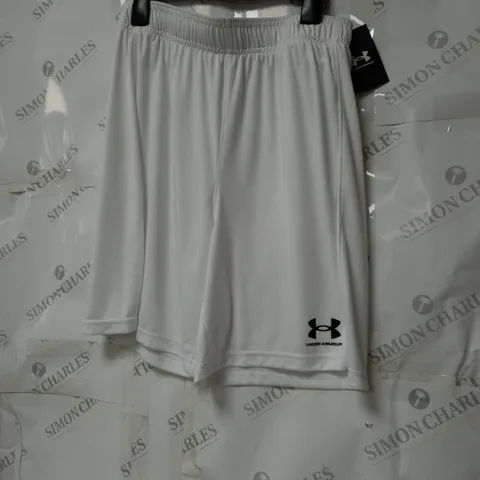 MEN'S UNDER ARMOUR SHORTS WHITE SIZE LARGE
