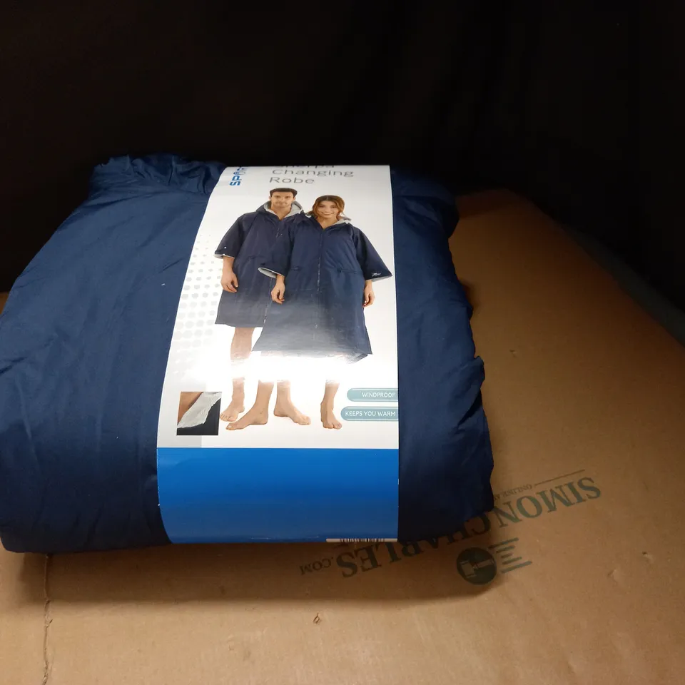 BLUE SHERPA CHANGING ROBE LARGE