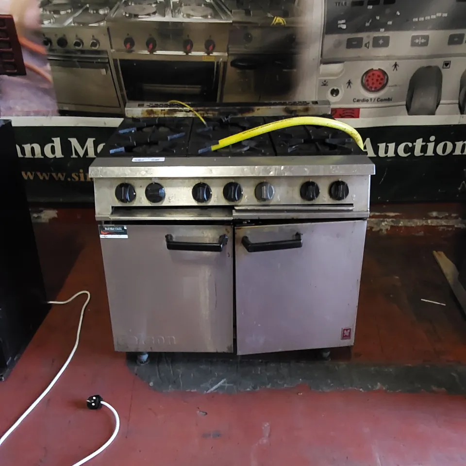 FALCON DOMINATOR G2107 NATURAL GAS 6 BURNER COMMERCIAL COOKING UNIT 
