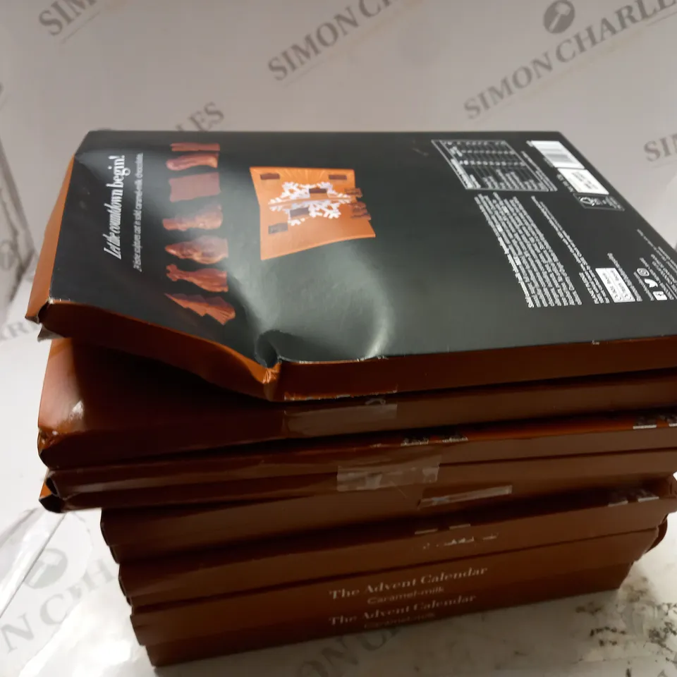 LOT OF 6 HOTEL CHOCOLAT ADVENT CALENDARS