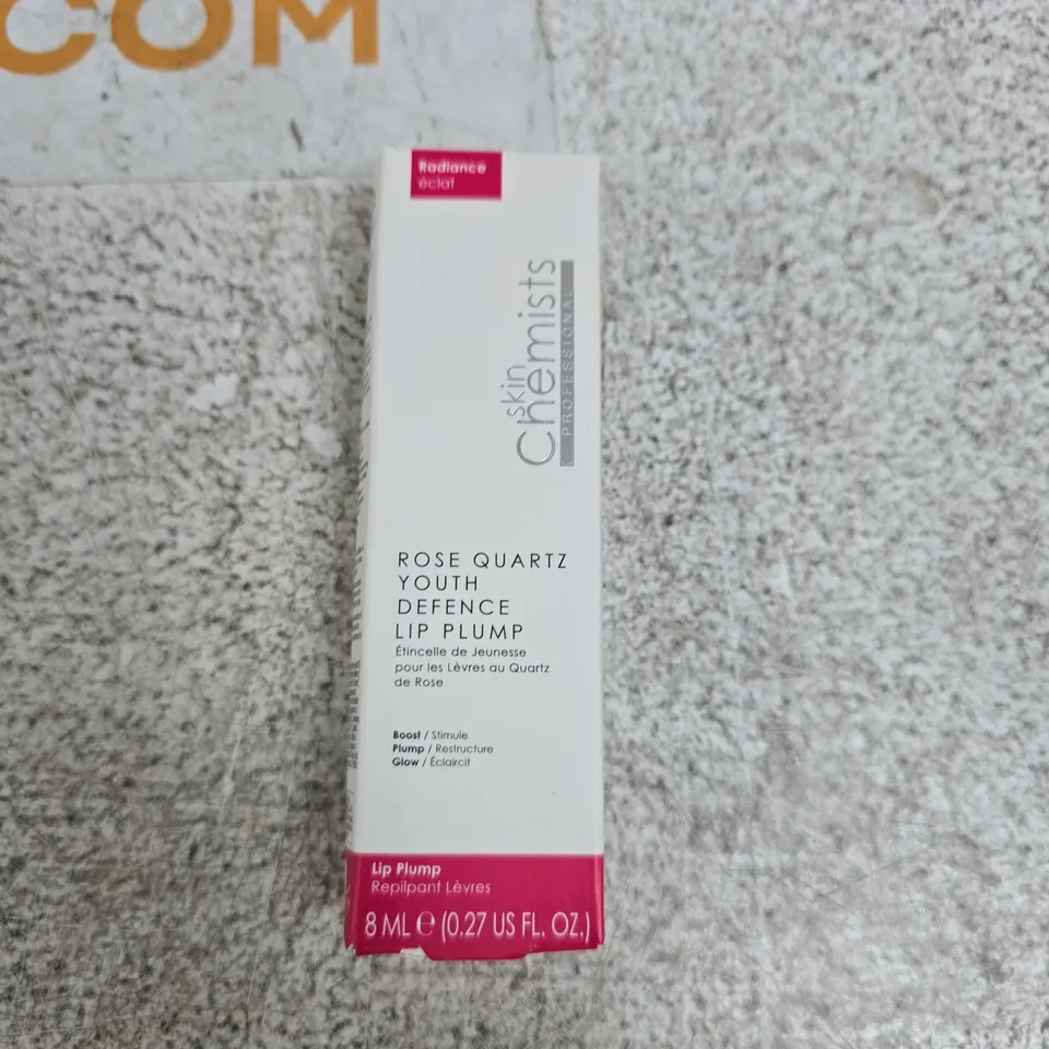 SKINCHEMISTS PROFESSIONAL ROSE QUARTZ YOUTH DEFENCE LIP PLUMP 8ML