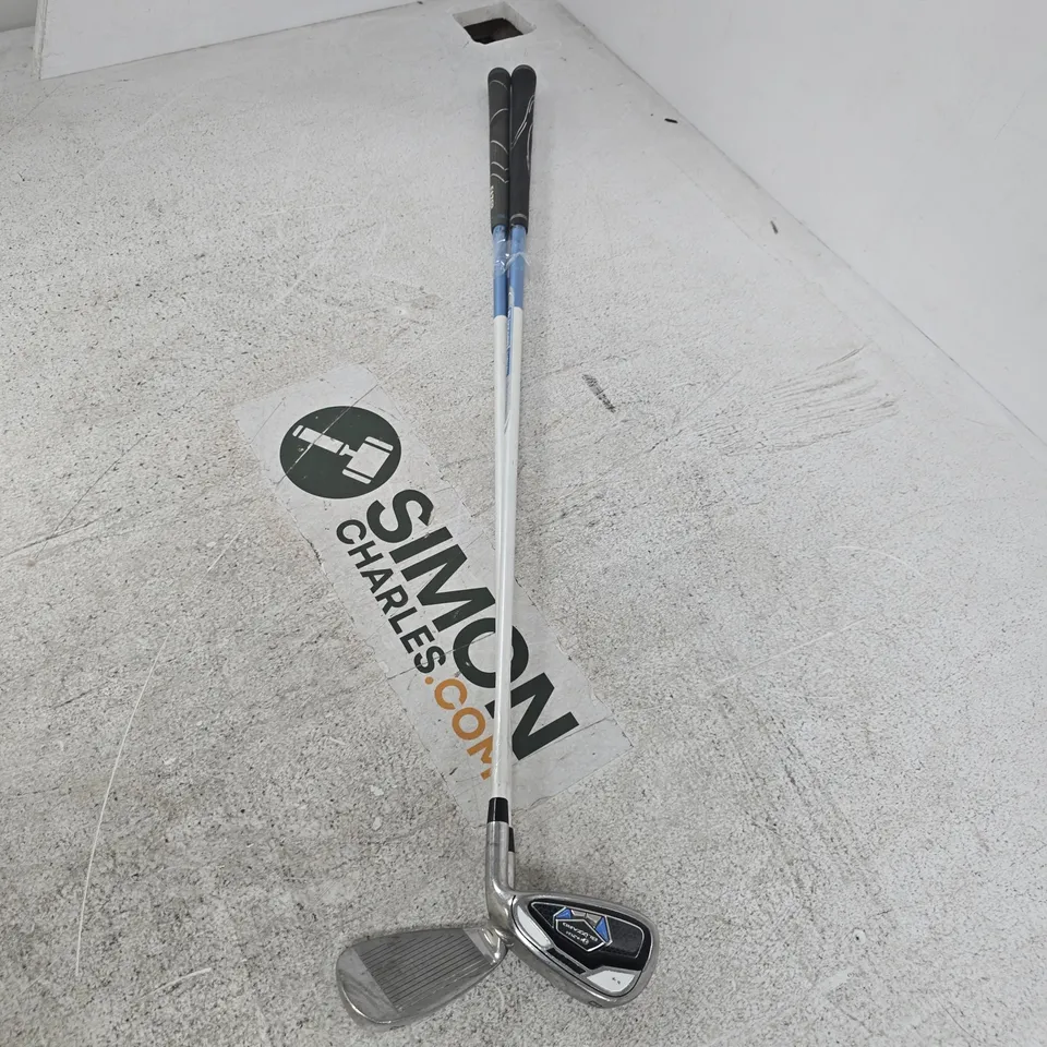 PAIR OF FAZER BLIZZARD LADIES FLEX GOLF CLUBS (8&9 IRON)