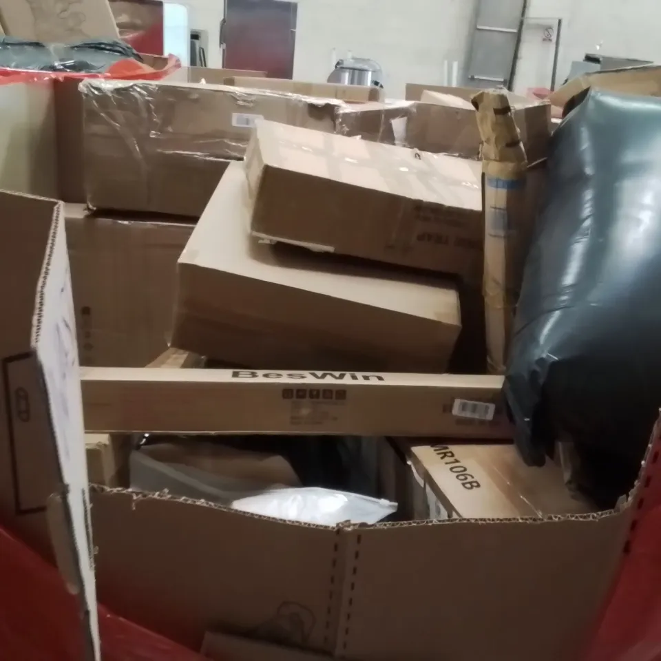 PALLET OF ASSORTED HOUSEHOLD GOODS AND PRODUCTS TO INCLUDE;KNEE WALKER,PLAYMATS,ANIMAL TRAVEL COT