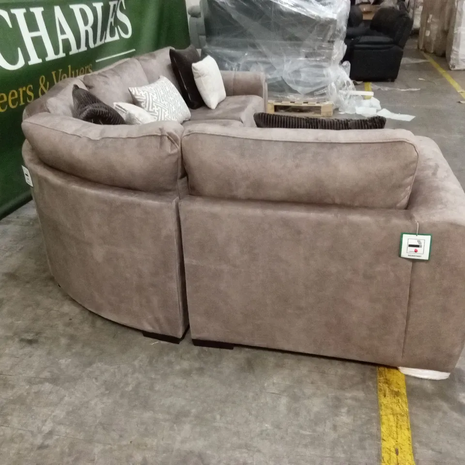 AMARA LEFT HAND DOUBLE ARM CORNER GROUP SOFA RRP £3199