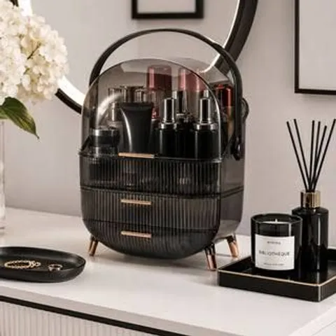 BOXED NEO BLACK MAKEUP ORGANISER