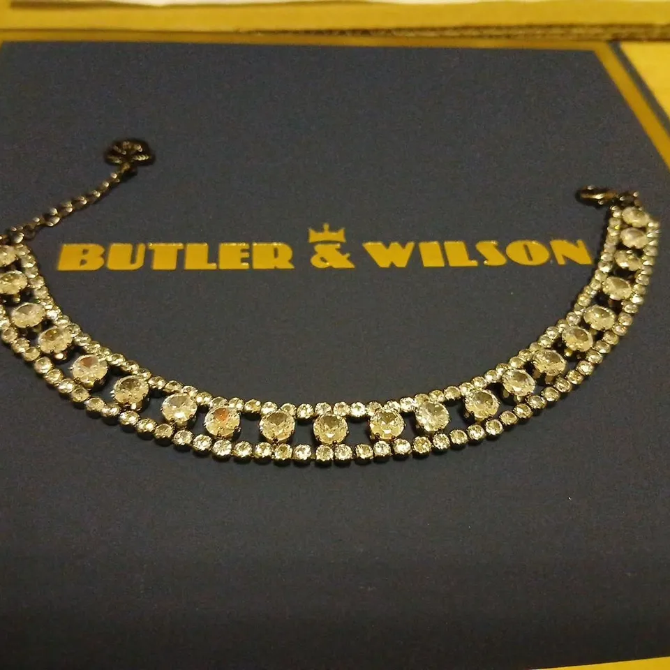 BUTLER & WILSON ELEGANT CRYSTAL BRACELET 