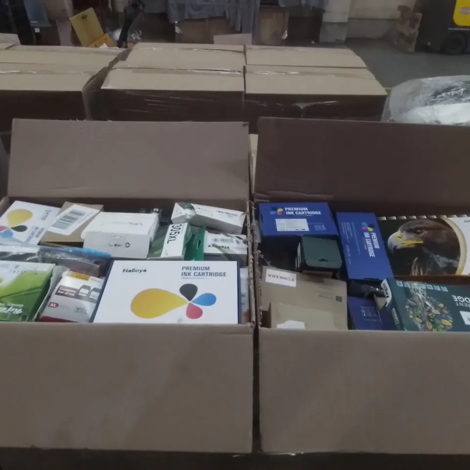 PALLET OF 20 BOXES CONTAINING DIFFERENT HIGHSTREET BRANDS OF INK CARTRIDGES