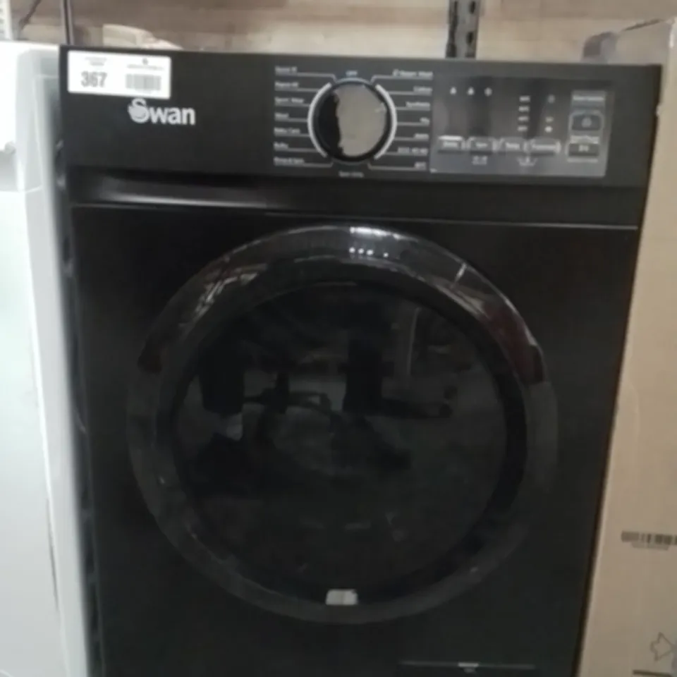 SWAN SW75120B 8KG 1400 SPIN FREESTANDING WASHING MACHINE - BLACK