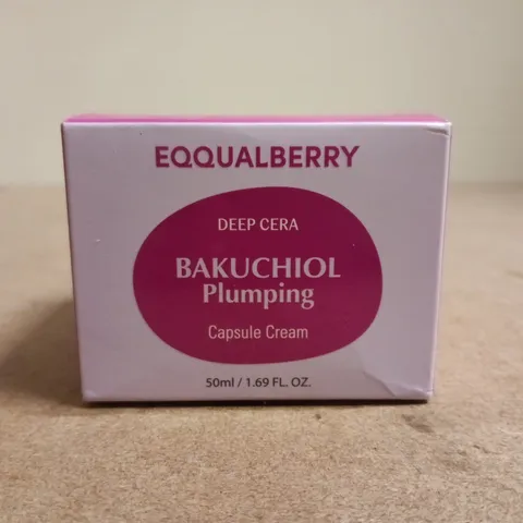 BOXED EQQUALBERRY DEEP CERA BAKUCHIOL PLUPING CAPSULE CREAM (50ML)