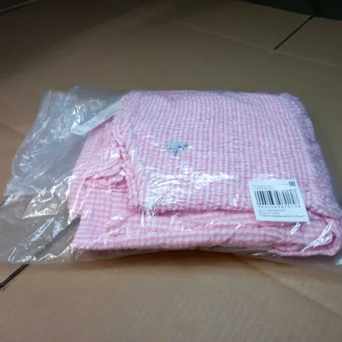 PACKAGED ACCESSORIZE LONDON PINK GINGHAM STRAPPY MIDI DRESS - MEDIUM