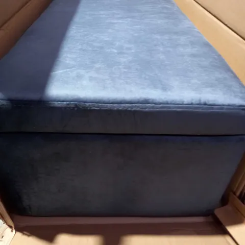 OUTLET ALISON CORK VELVET STORAGE OTTOMAN