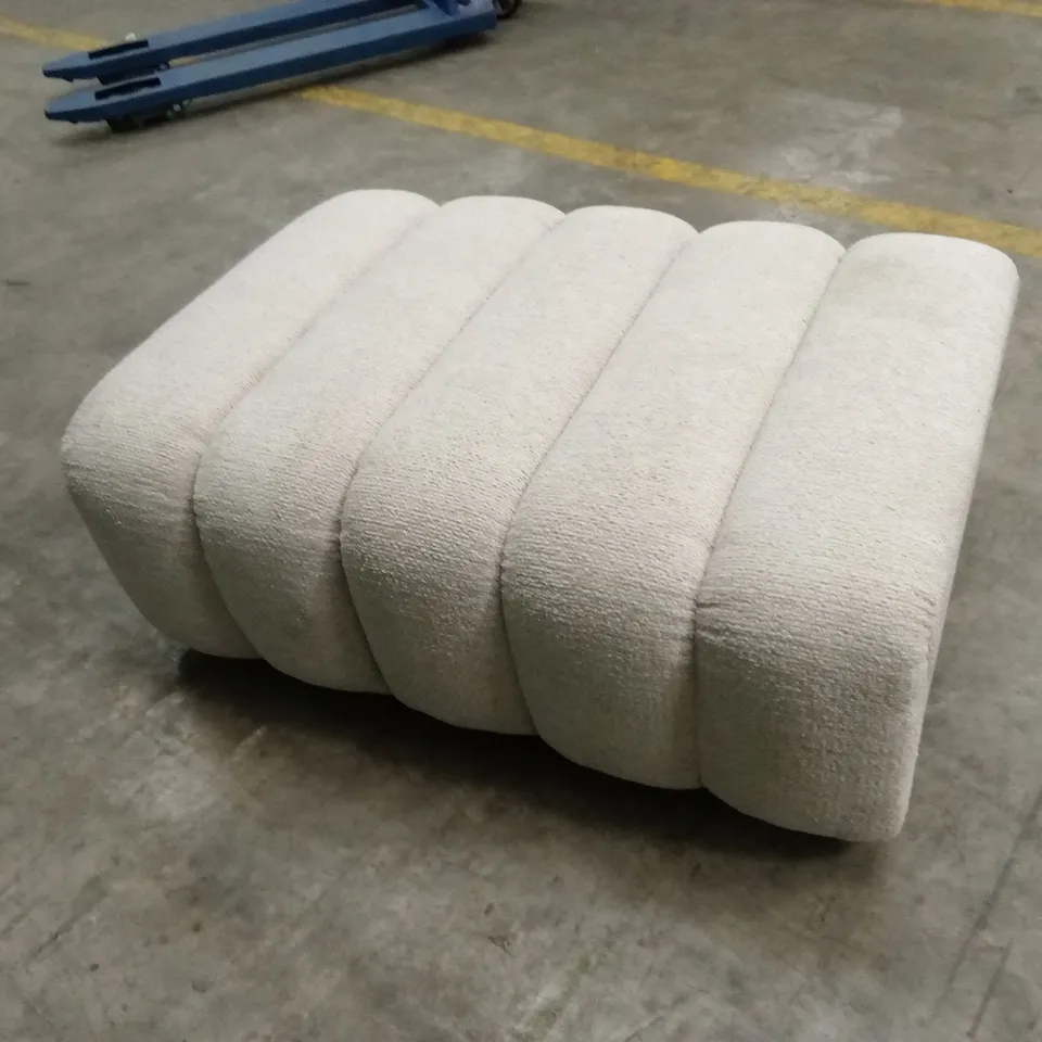 DESIGNER FABRIC FOOTSTOOL