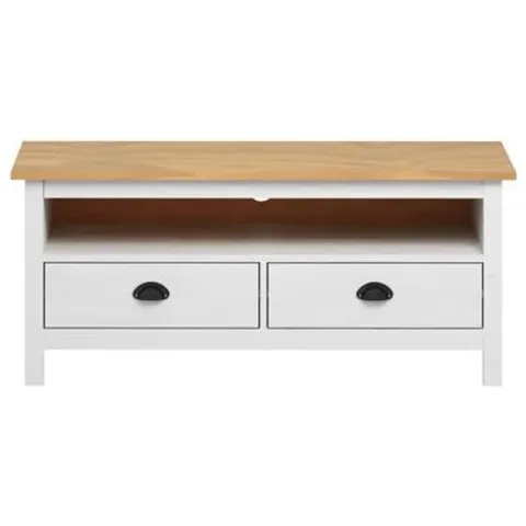 BOXED MICKLE TV STAND FOR TV'S UP TO 43"