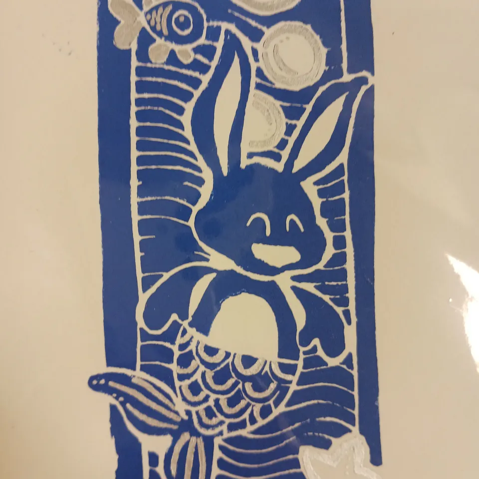 SIGNED AND DATED 'MERBUNNY' ART PRINT