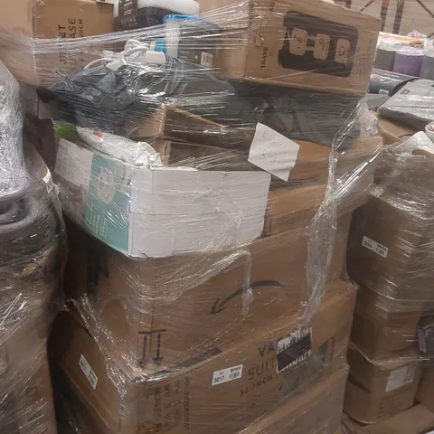 PALLET OF ASSORTED E-COMMERCE GOODS AND PRODUCTS TO INCLUDE: SUITCASES, POTTY, MILK FROTHER, FREEZER BLOCKS ECT