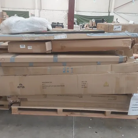 PALLET CONTAINING A VERY LARGE QUANTITY OF ASSORTED FURNITURE PARTS ECT