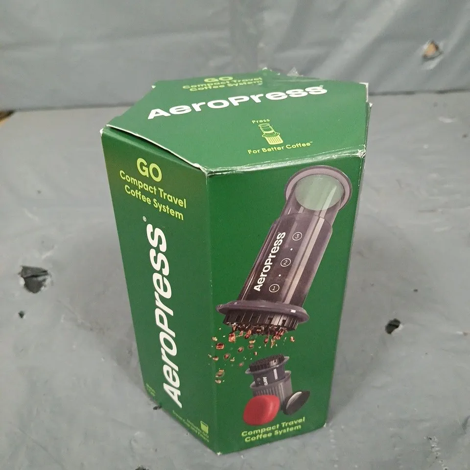 BOXED AEROPRESS GO COMPACT TRAVEL COFFEE SYSTEM 