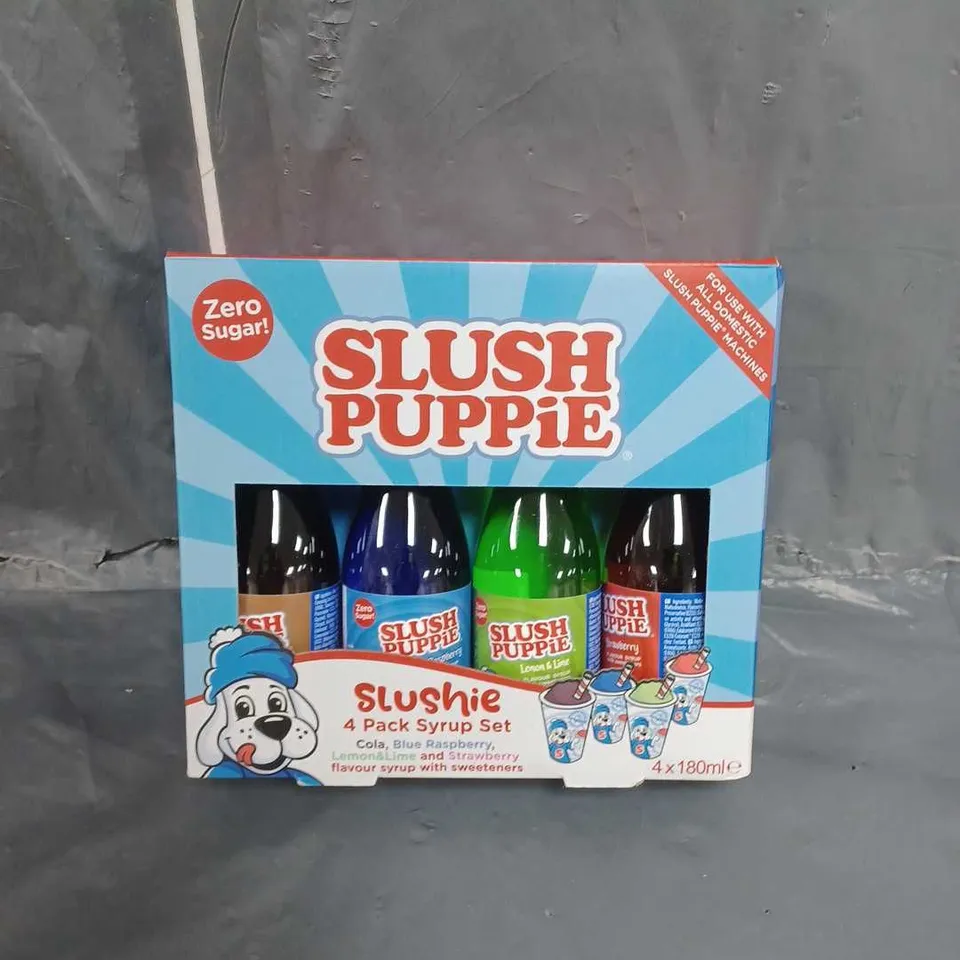 SLUSH PUPPIE ZERO SUGAR SYRUP (180ML X 4) - COLLECTION ONLY 