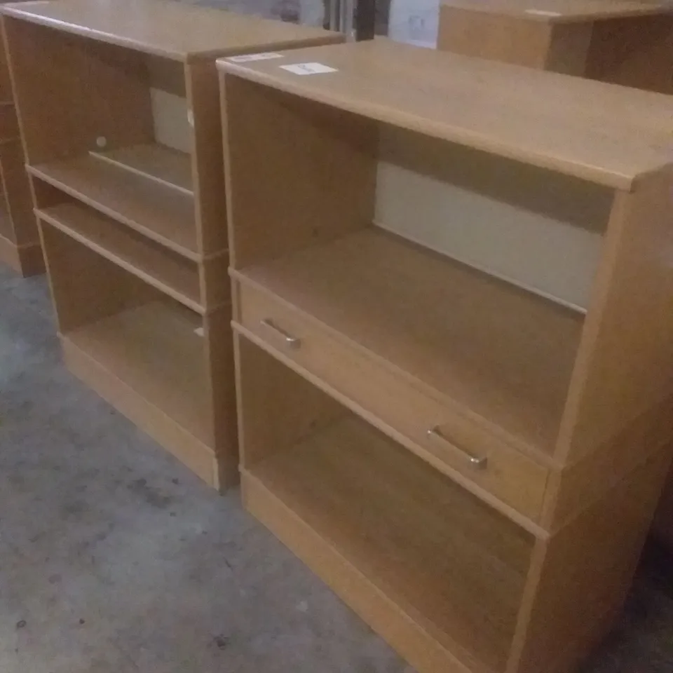 X4 WOODEN BOOKCASES
