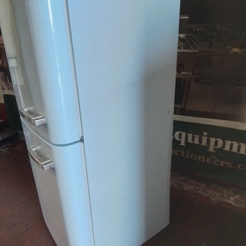 SMEG FREESTANDING 70/30 FRIDGE FREEZER IN BLUE - FAB32LPB5UK