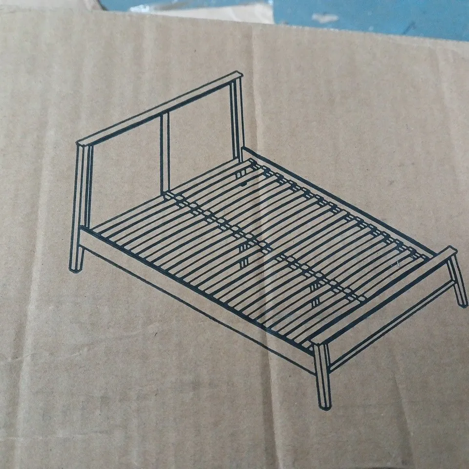 BOXED SIDE RAIL, SLAT UNIT, MIDBEAM & SUPPORT LEG FOR SHIBDEN KING BEDFRAME