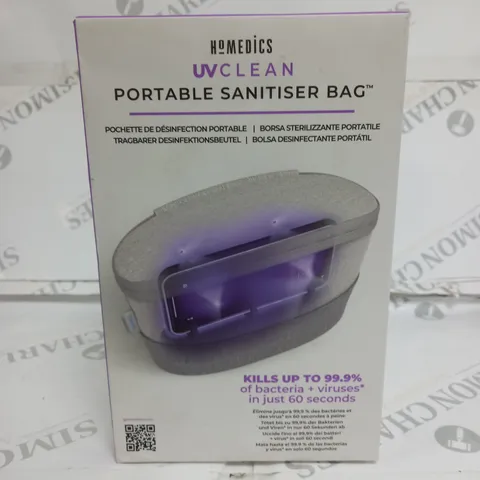 HOMEDICS UV CLEAN PORTABLE SANITISER BAG