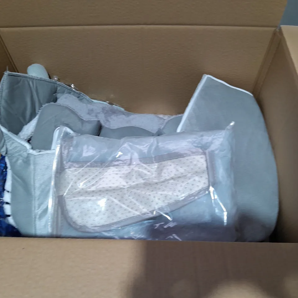 LOT OF ASSORTED HOME FABRIC ITEMS TO INCLUDE SOFA COVERS AND RUG