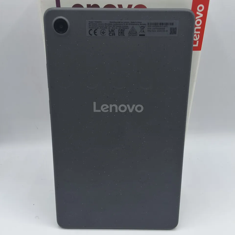 BOXED LENOVO TAB ONE+ CLEAR CASE 64GB IN LUNA GREY - TB3O5FU