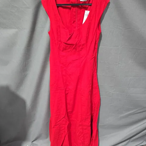 ABERCROMBIE & FITCH RED SLEEVELESS DRESS, WOMEN’S, SIZE M