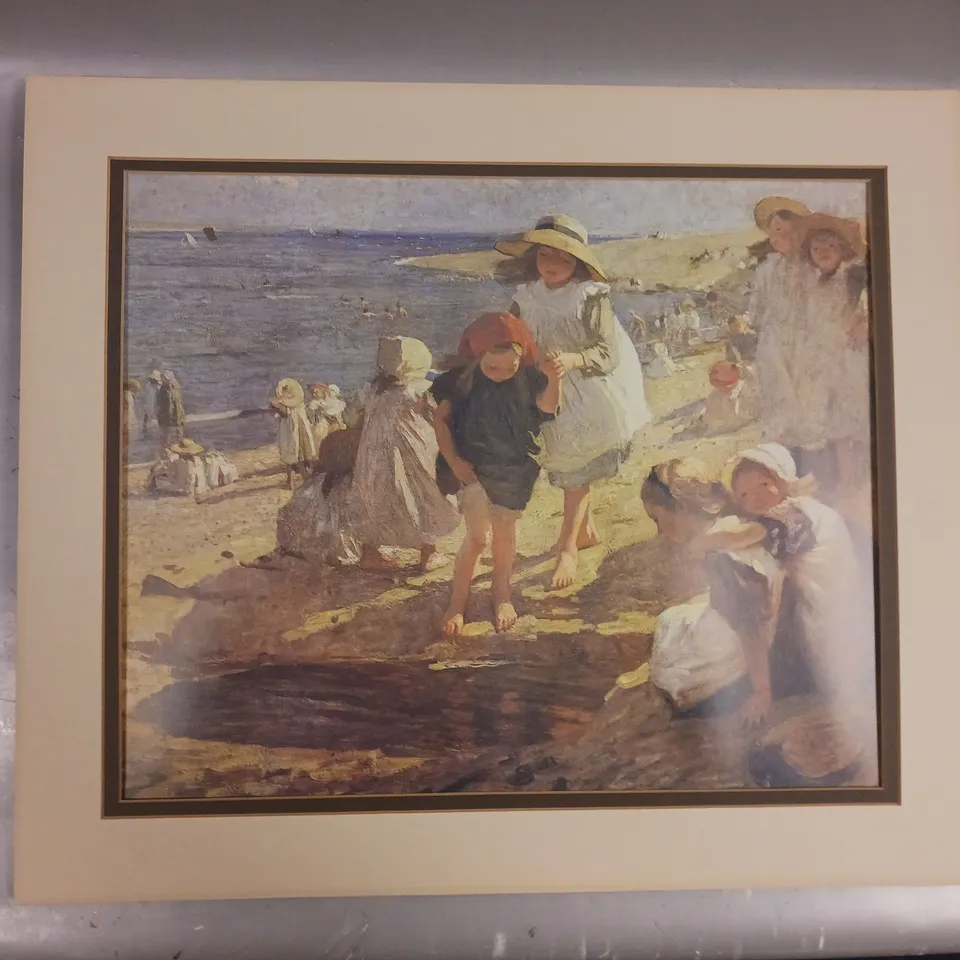DAME LAURA KNIGHT 'ON THE BEACH' ART PRINT (44 X 51CM)