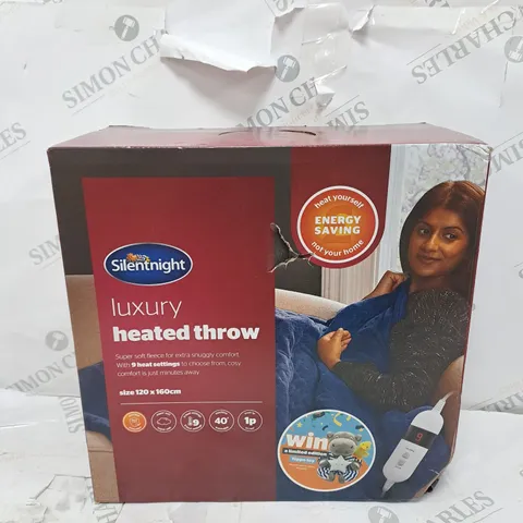 SILENT NIGHT LUXURY HEATED THROW