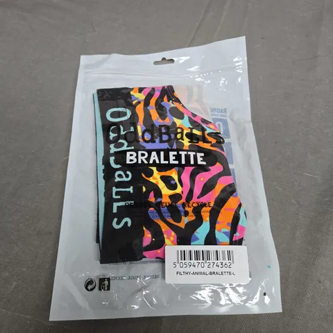 SEALED ODDBALLS BRALETTE FILTHY ANIMAL - LARGE