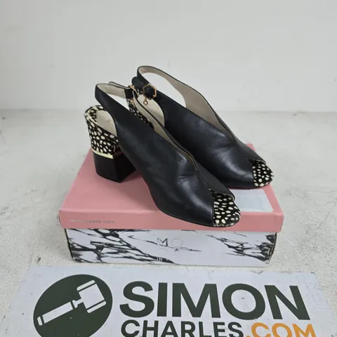BOXED MODA IN PELLE HEEL SANDALS SIZE 6