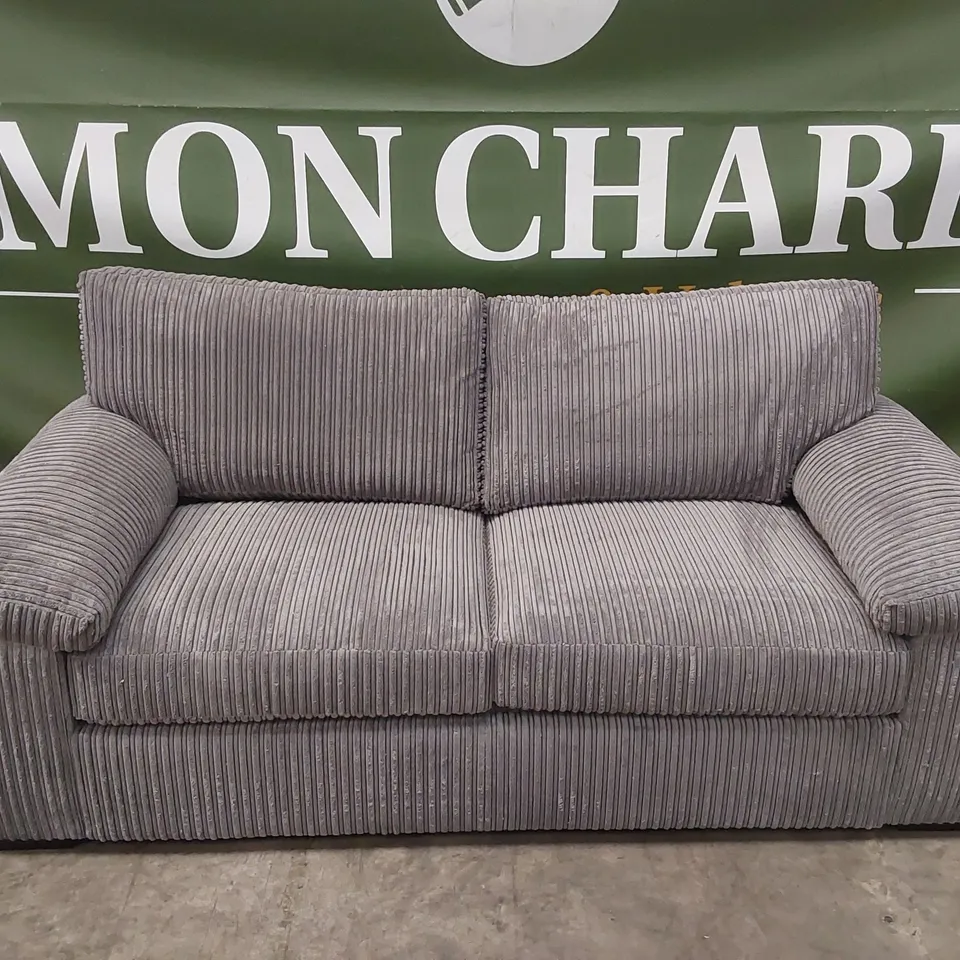 AMALFI STANDARD BACK FABRIC SOFA BED - CHARCOAL  RRP £699