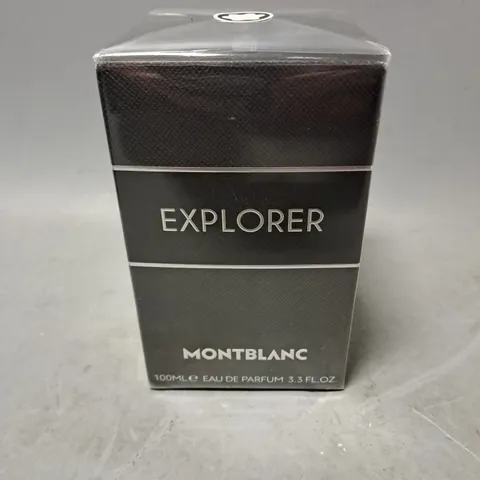 BOXED AND SEALED EXPLORER MONT BLANC EAU DE PARFUM 100ML