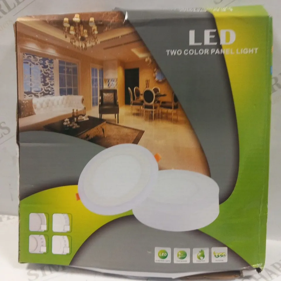 BOXED LED TWO COLOUR PANEL LIGHT