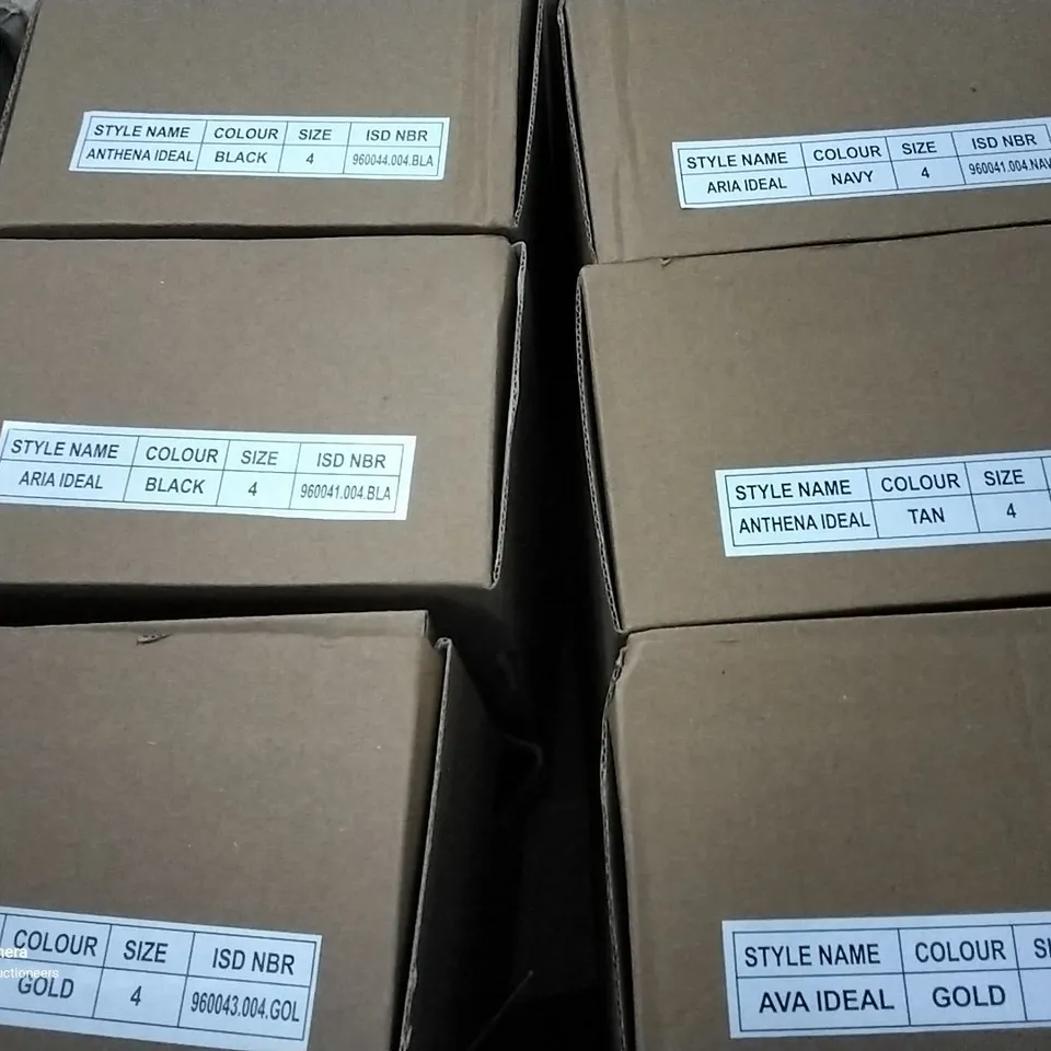 CASE OF 6 PAIRS BOXED ASDORTED LADIES SANDALS ALL SIZE UK R4