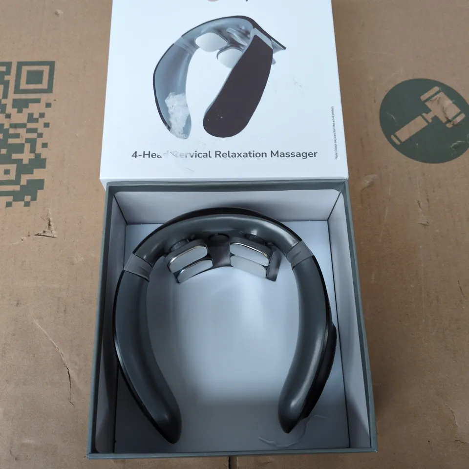 BOXED BLISS & BEYOND 4-HEAD CERVICAL RELAXATION MASSAGER