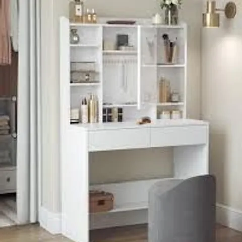 BOXED SERAPHINA DRESSING TABLE WITH MIRROR (2 BOXES)