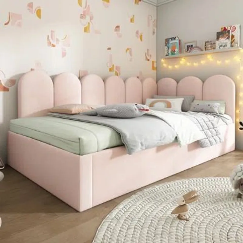 BOXED SOLID WOOD DAYBED WITH TRUNDLE (1 BOX)