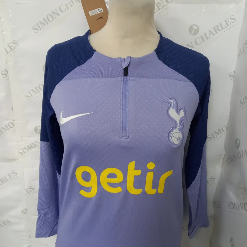 TOTTENHAM HOTSPURS 1/4 ZIP TRAINING TOP SIZE 10